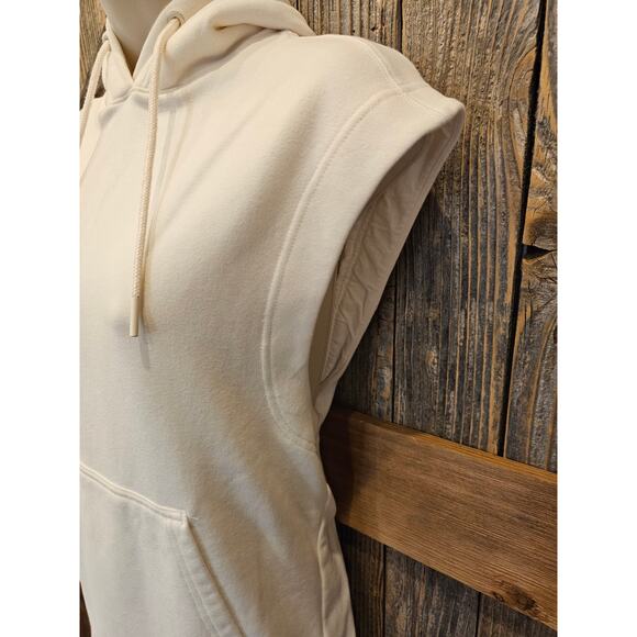 Athleta Retroplush Cocoon Hoodie Sweatshirt Magnolia White XXS oversized SOFT - Picture 3 of 10